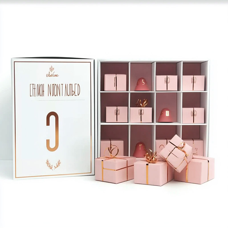 Pink Advent Calendar Box